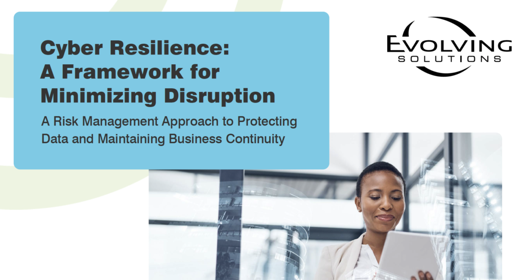 Cyber Resilience: A Framework for Minimizing Disruption